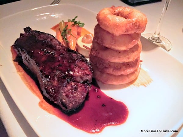 newyorksteak,newyorkyankees 28-day dry aged new york steak with dijon mustard custard and