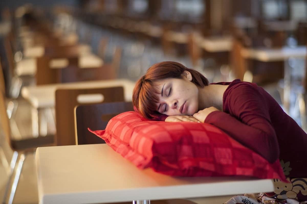 Woman sleeping