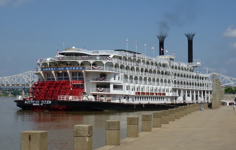 Back on the river: The American Queen steamboat