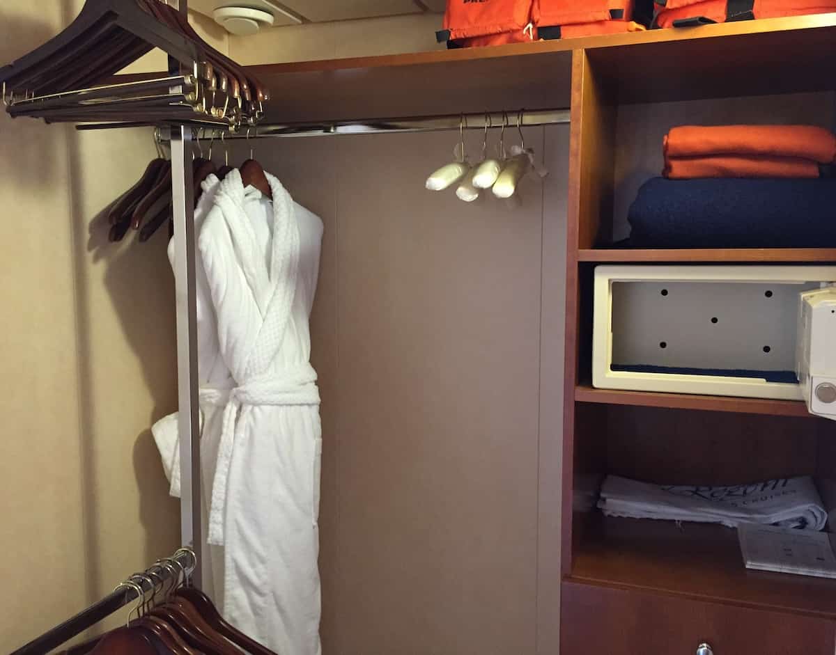 Plenty of room to unpack and an eye-level safe