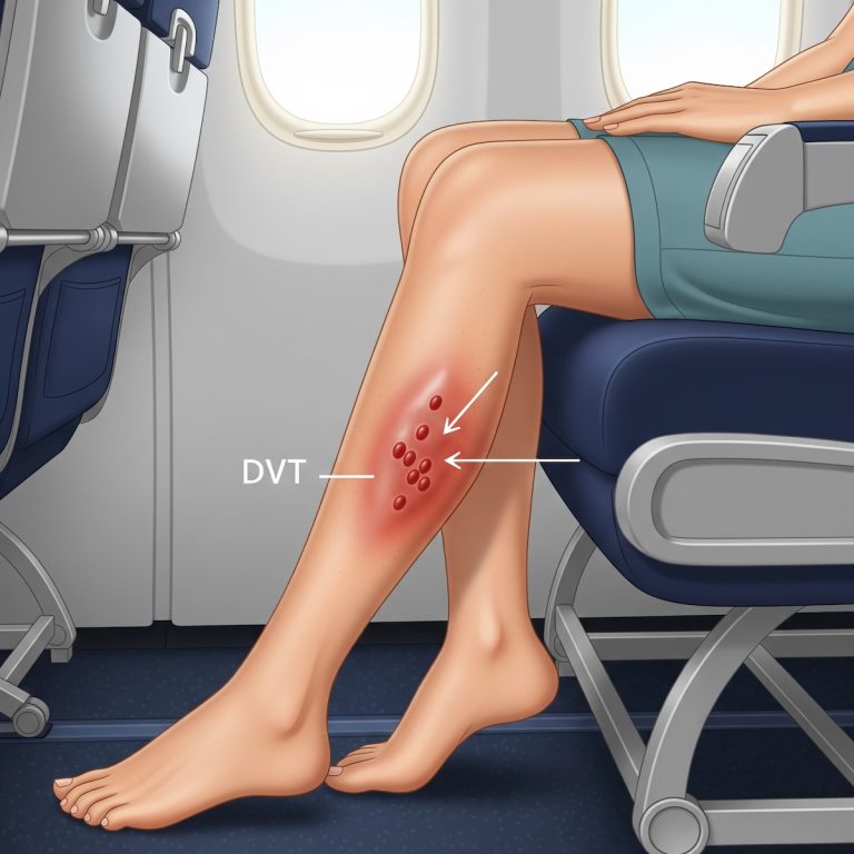 Illustration of DVT (credit: Gemini)
