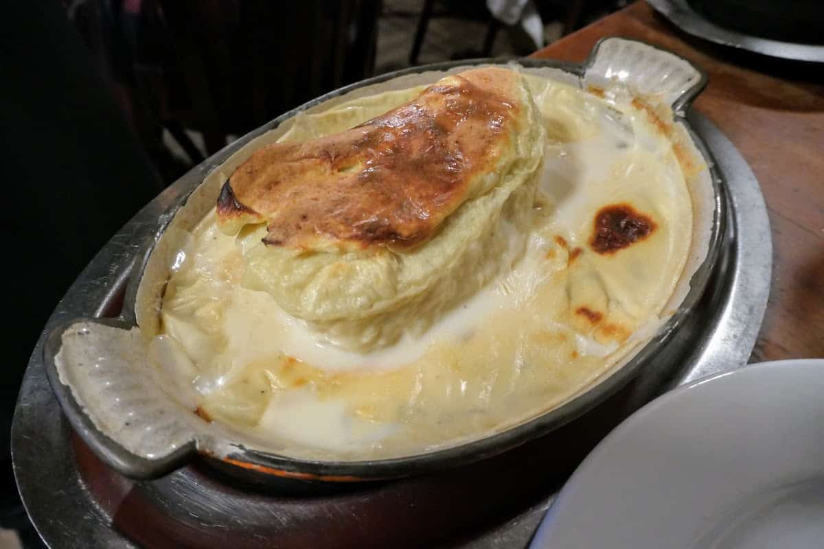 Pike quenelles, one of the specialties at Comptoir Abel