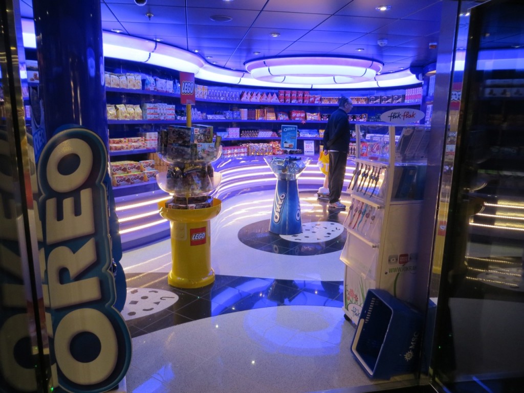 The Oreo shop on MSC Divina is a kid-pleaser
