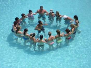 One of the many water activities at Secrets The Vine in Cancun.
