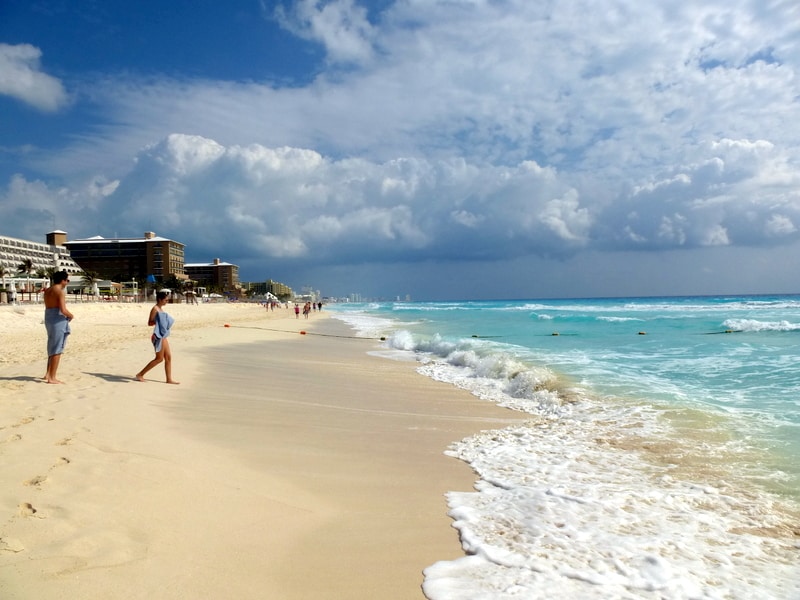 Beach at Secrets The Vine Cancun