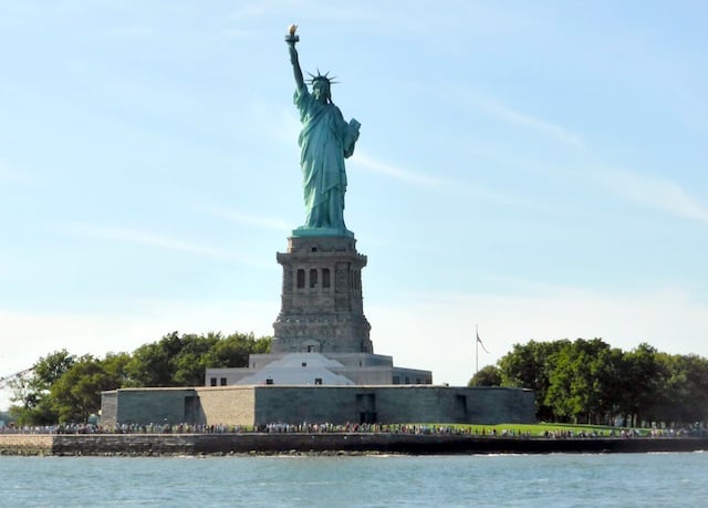 View of the Statue of Liberty from our recent Circle Line Tour of NYC