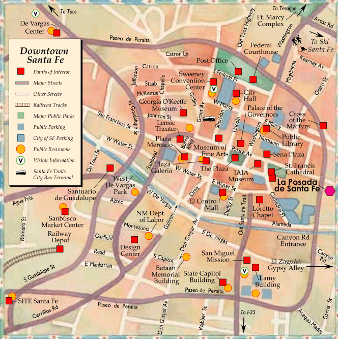Location in the heart of Santa Fe