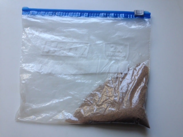 My bag of Holy Dirt