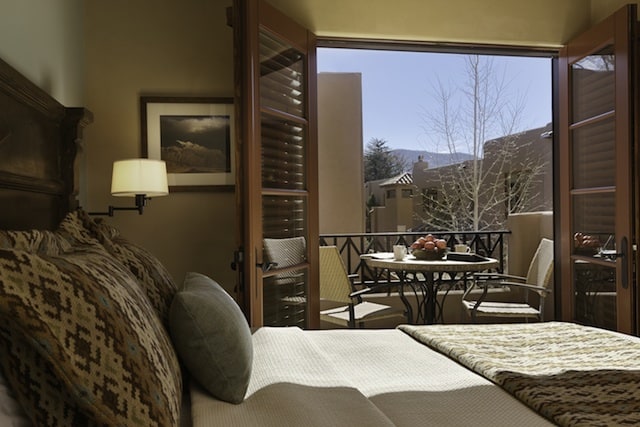 View from the Master Bedroom at El Corazon de Santa Fe (Credit: Fairmont)