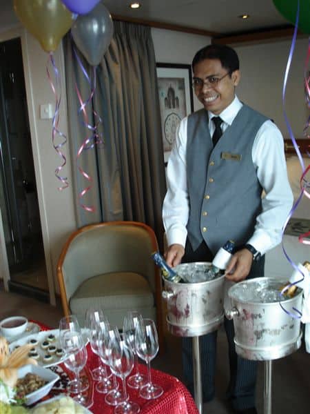 Gusti prepares for the Birthday Party
