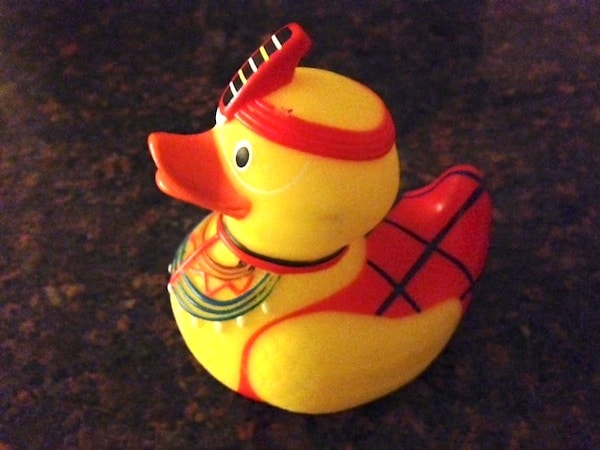 Rubber duckie from Mahali Mzuri