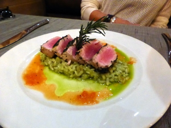 Tuna at the Seaside Grill
