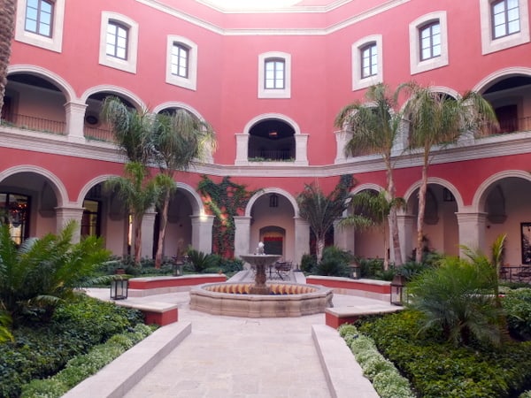 The courtyard