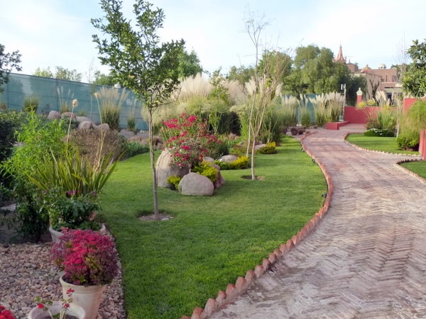One of the walking paths