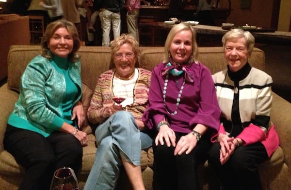 Cindy Galvin (in burgundy) and friends (credit: Sheryl Kraft)