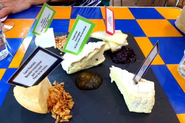 Our cheese board - tasty and photogenic