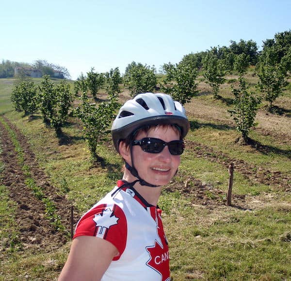 Blogger/cyclist Sue Slaght