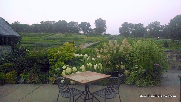 View of the farm from the patio
