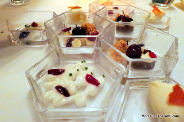 Blue Hill at Stone Barns: Variations on a theme: Multiple desserts with cherries and cream