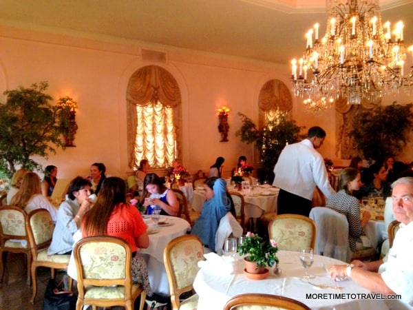 The dining room