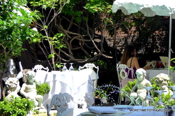 The lovely courtyard