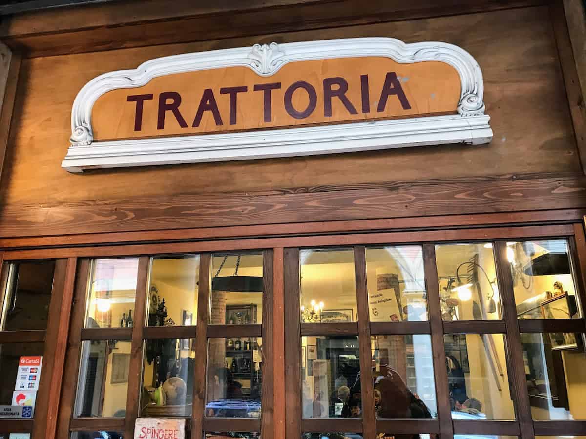A trattoria in Bologna, Italy (credit: Jerome Levine)