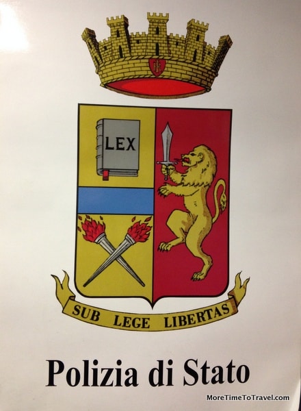 Entrance to the Questura di Bologna/Police Station