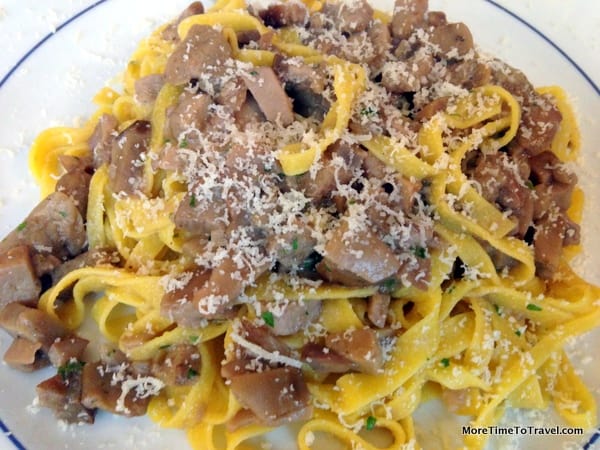 Tagliatelle with Porcini Mushrooms at Baita
