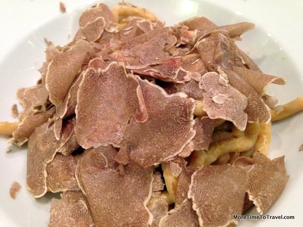 Passatelli with White Truffles at Amerigo 1934