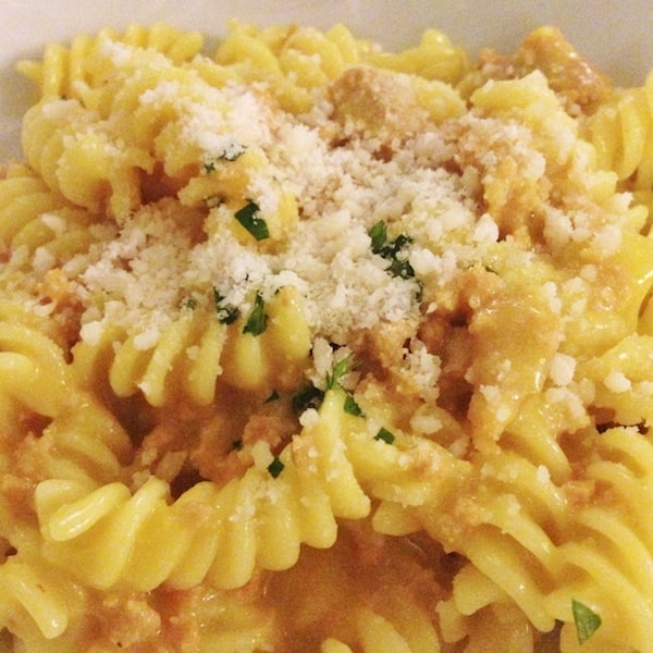 Ragu di coniglio with pecorino cheese (Photo courtesy Flora Pinotti Sano)