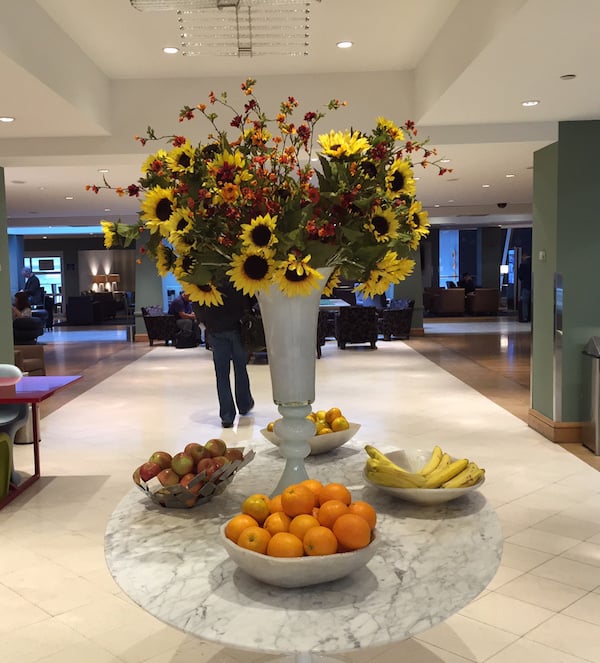 Welcoming floral arrangement