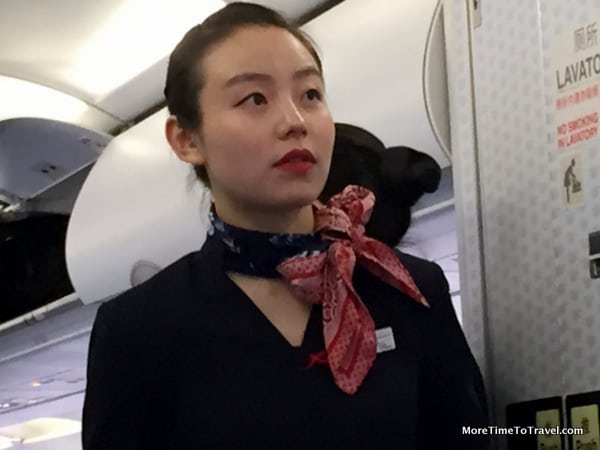 One of our flight attendants