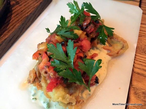Crispy soft shell crab