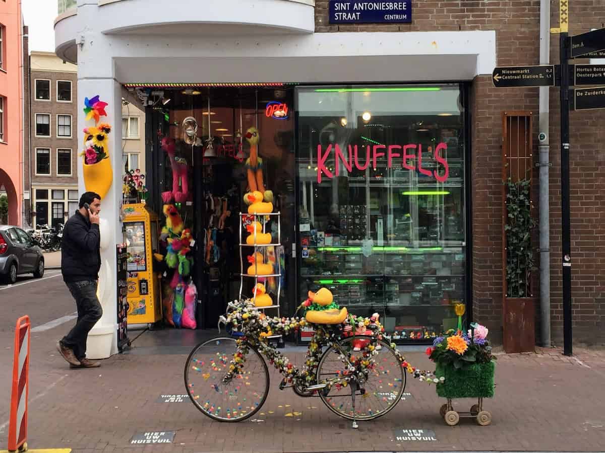 A quirky toy shop in Amsterdam (credit: Jerome Levine)