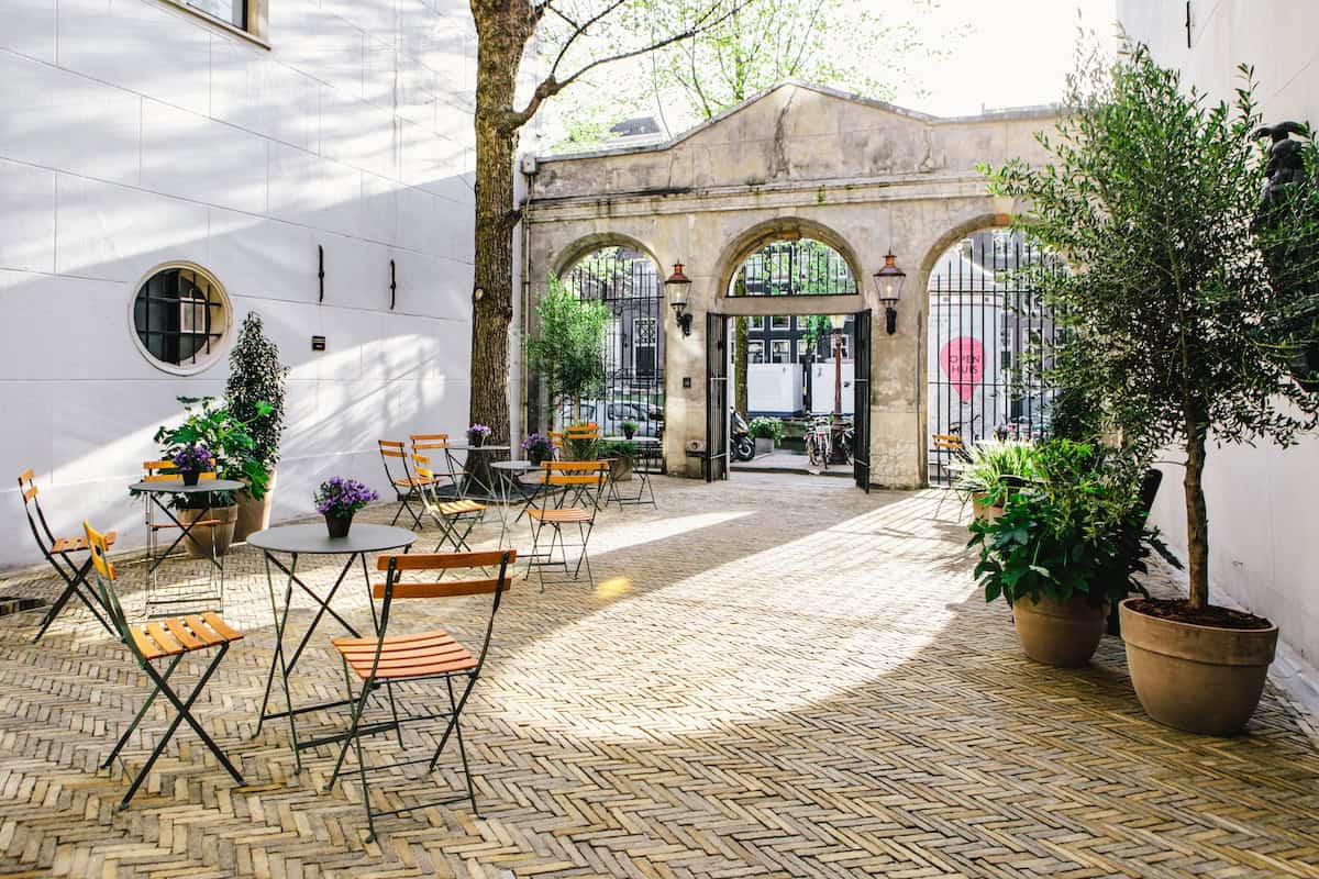 Front courtyard (credit: The Dylan Amsterdam)