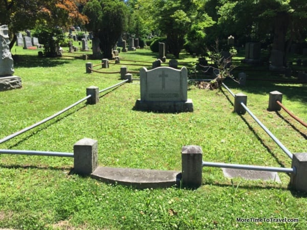 Families once demarcated their family plots with iron rails