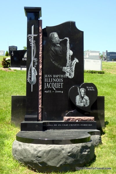 Gravestone of Illinois Jacquet (1922-2004)