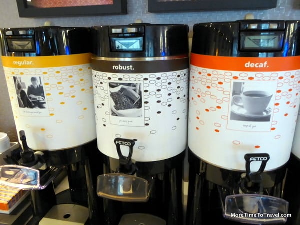 The beverage bar