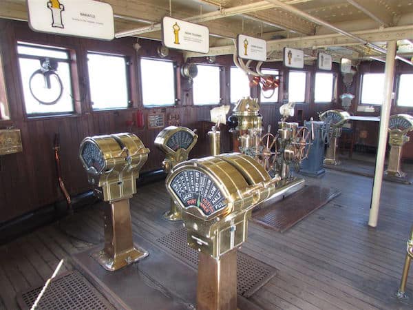 Queen Mary Wheelhouse (Credit: John and Sandra Nowlan)