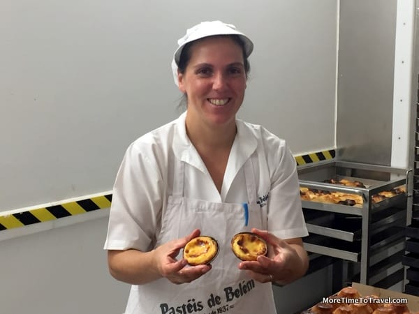 One of the proud pastry women in the bakery