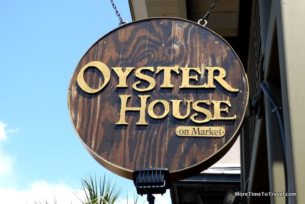 Sign over the entrance on Market Street