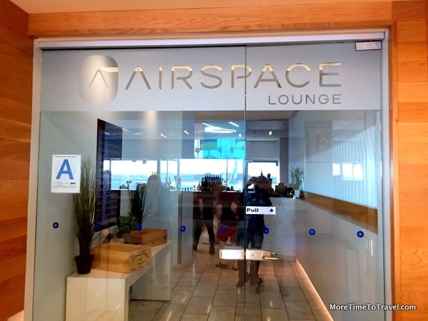 Entranceway to the Airspace Lounge at JFK