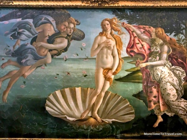 Birth of Venus in the Uffizi Gallery