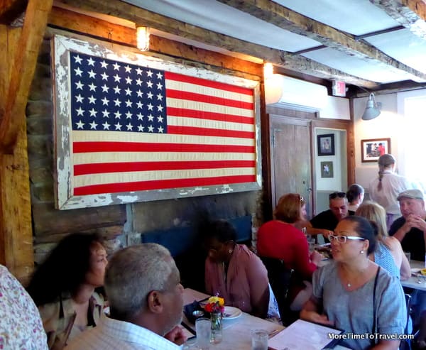 Another view of the dining room at Farmer & the Fish