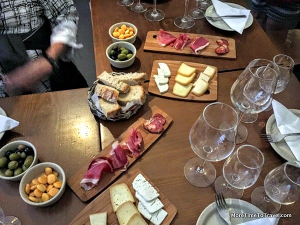 Our table at Taberno Do Largo