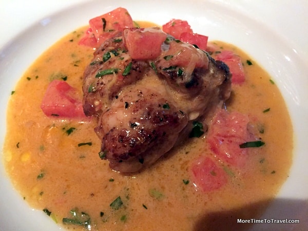Ris de veau a l’estragon (sweetbreads, crème de tomate, tarragon)