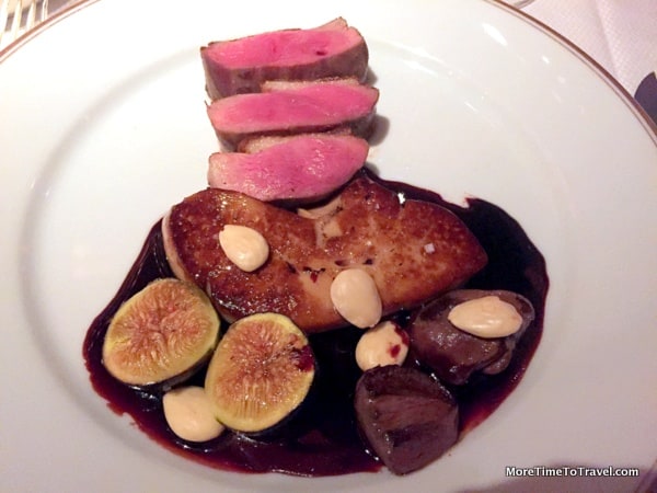 OMG Canard et cerises (duck, mission figs, foie gras, black olives)