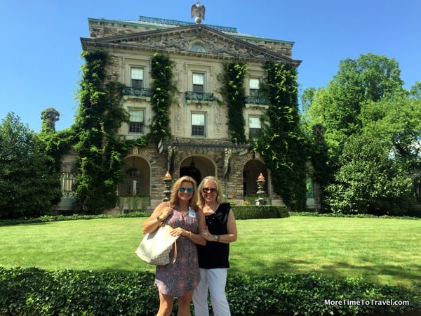 Suzanne Stavert and Irene S. Levine at Kykuit