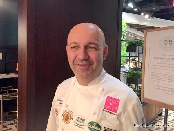 Chef Alberto Bettini of Amerigo 1934, Savigno, Italy