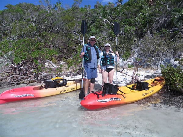 Kayak adventure in the Bone Fish Lagoon